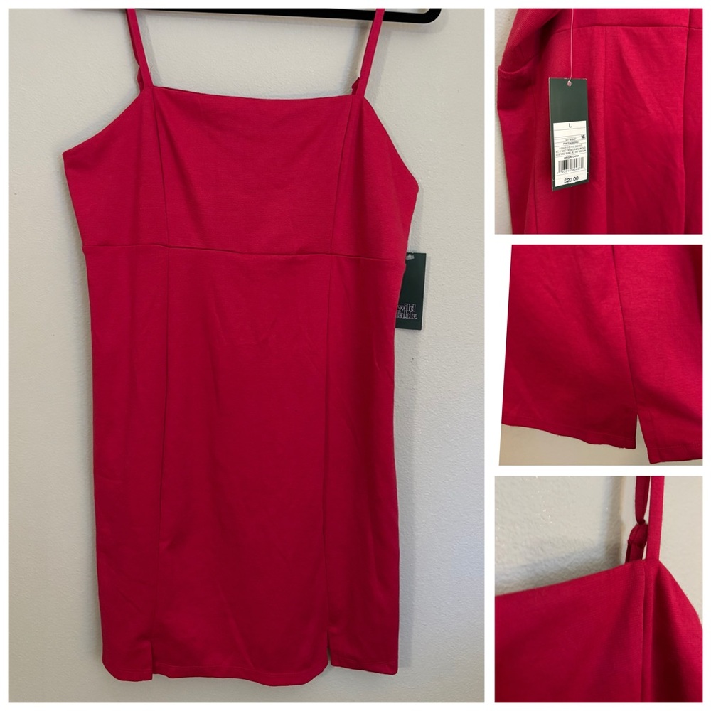 Red Dress with Spaghetti Straps NWT
